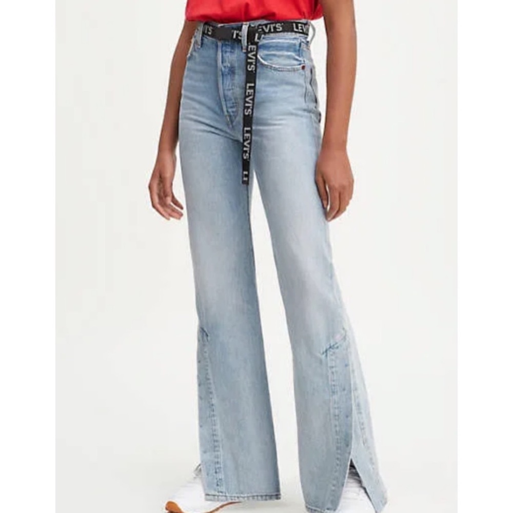 Levi’s Ribcage Slit Flare Jeans